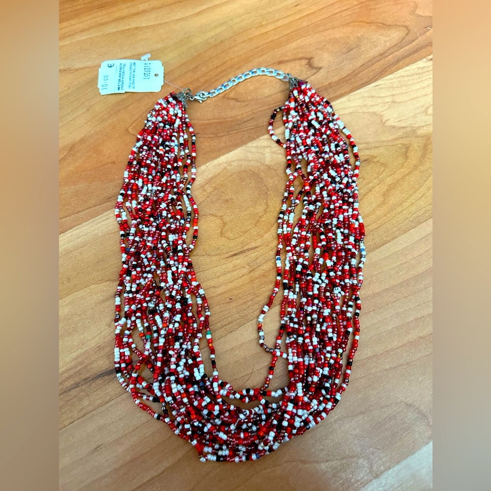 Multi-Colour Beaded Necklace